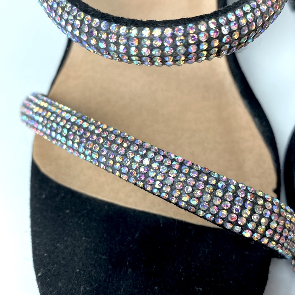 Daisy Fuentes Rava Women's Rhinestone Sandal Size 6.5 - Picture 7 of 8